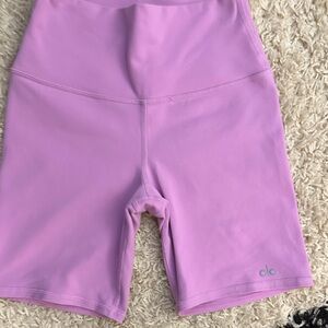 ALO Yoga Pink Bike Shorts
